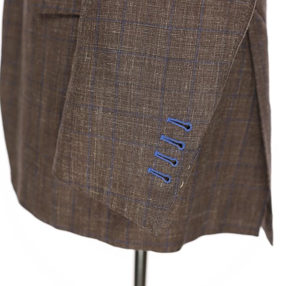 J. Hilburn Vitale Barberis Canonico Wool Cotton Linen Silk Blend Sport Coat 40R - Picture 7 of 12